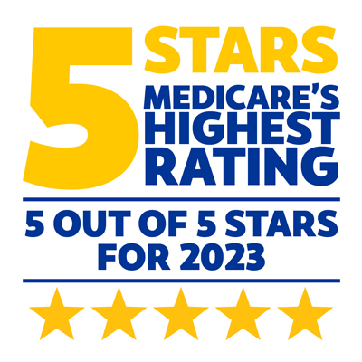 5 out 5 stars graphic