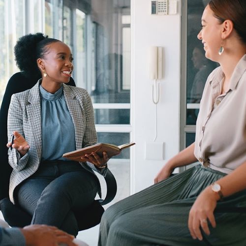 Two Women Talking